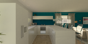 Kitchen render - day time